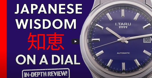 (archive Aug 2023) I.TARU Classic Watch Review - A Japanese Microbrand With Wisdom on a Dial ビジネスの現場から生まれた日本製自動巻き腕時計 I.TARU watch official website