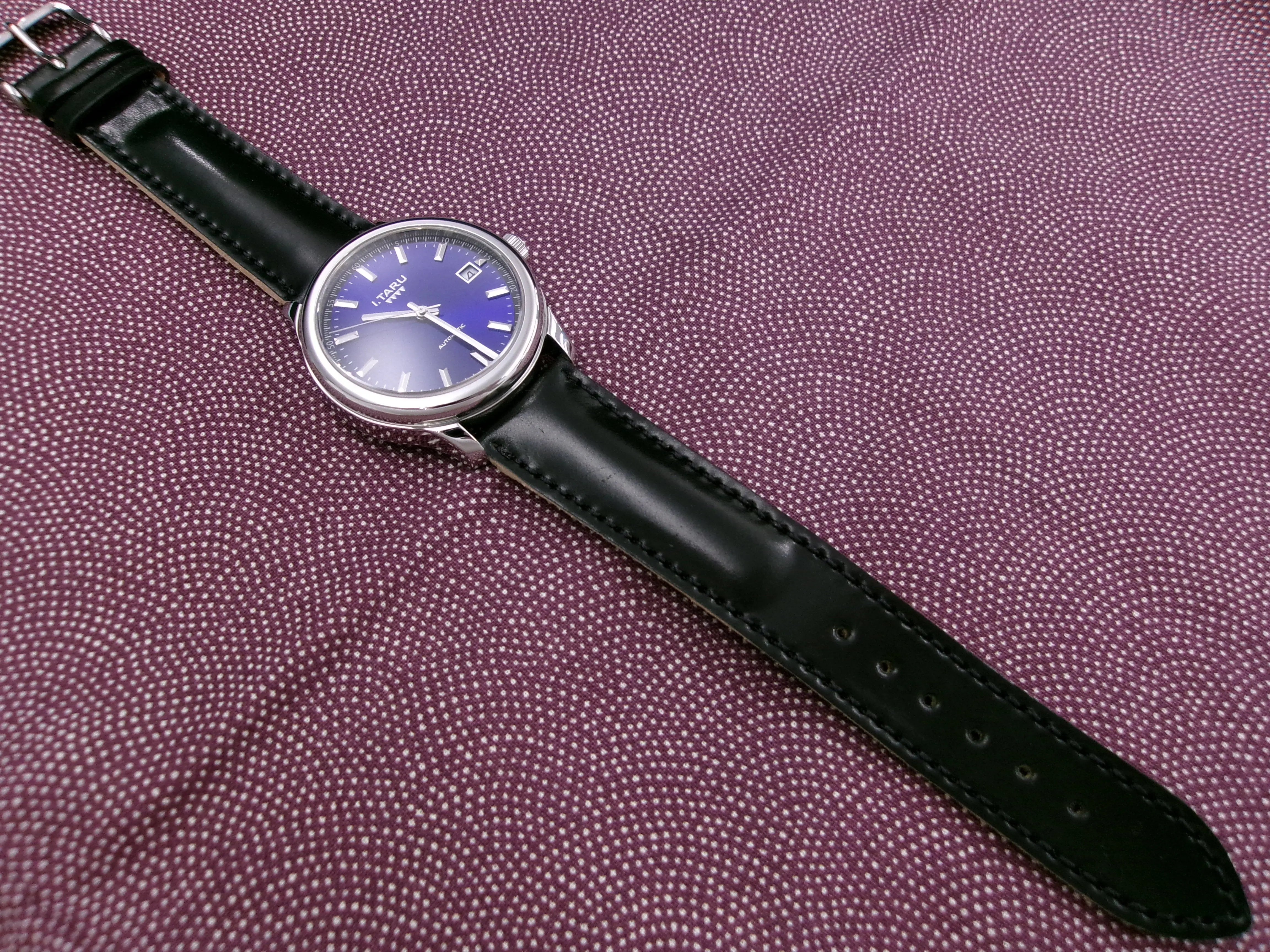 I.TARU Classic 38mm - blue sunray dial - – I.TARU watch official website