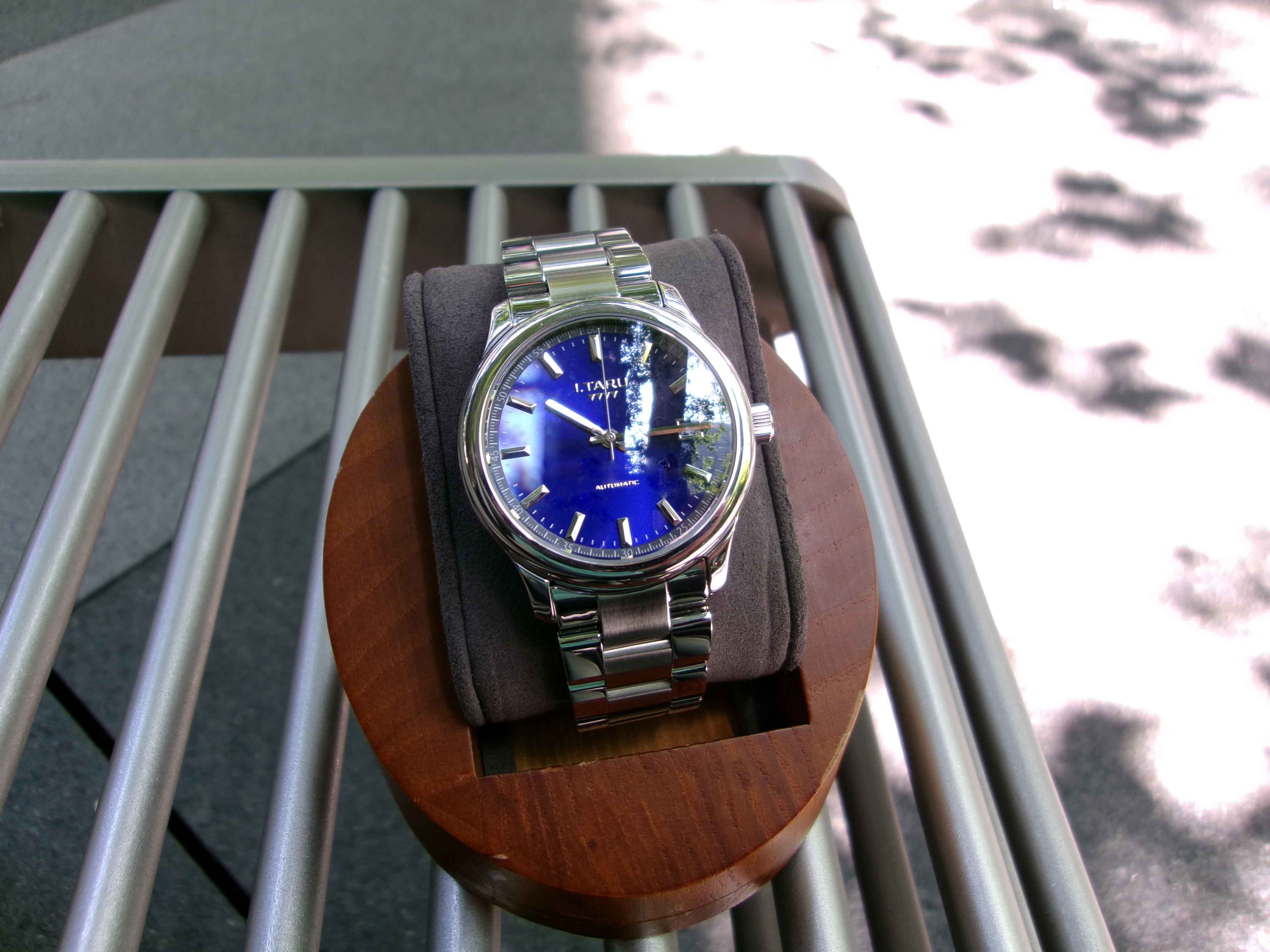 I.TARU Classic 38mm - blue sunray dial - – I.TARU watch official website