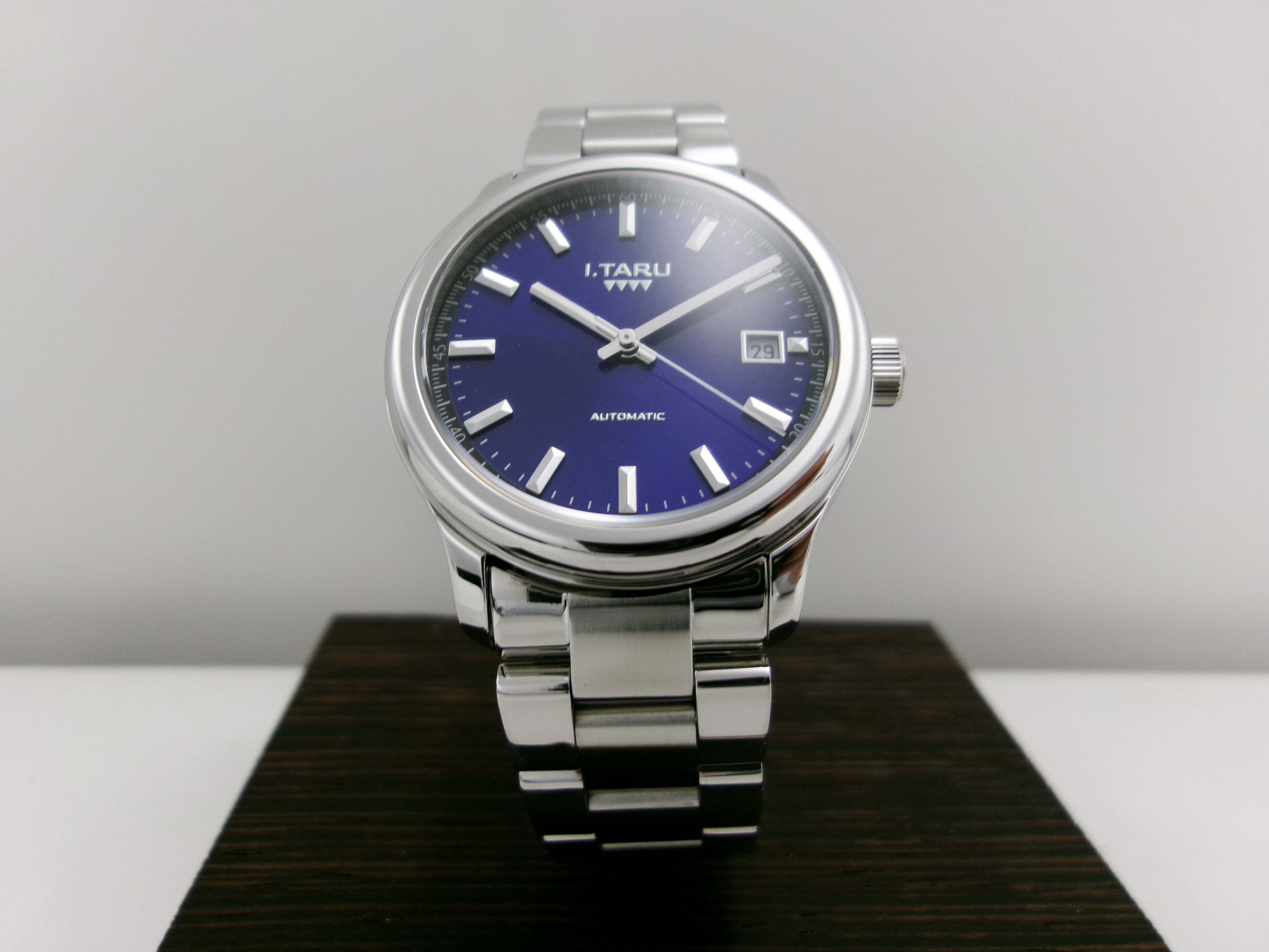 I.TARU Classic 38mm - blue sunray dial - – I.TARU watch official ...