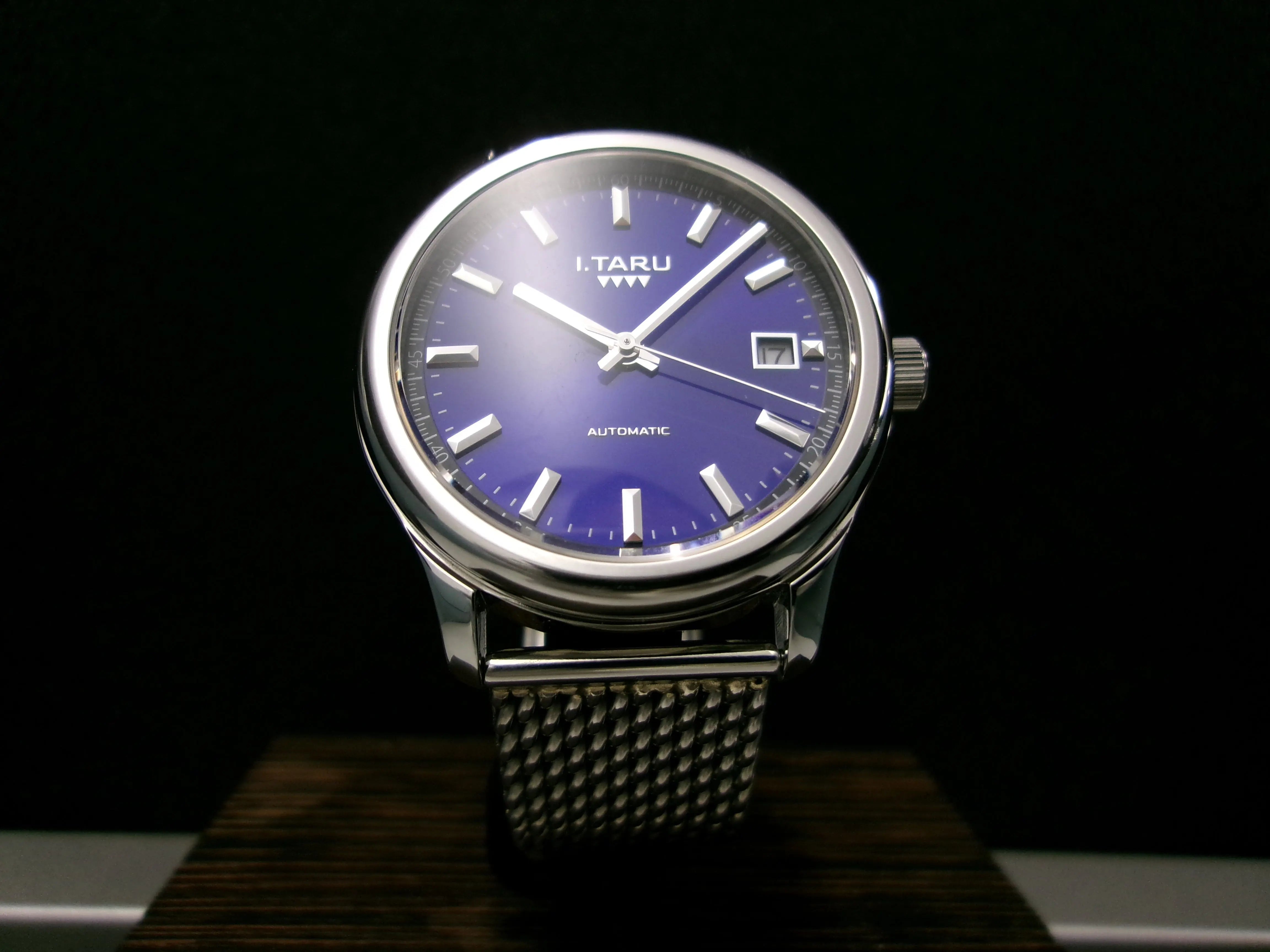 I.TARU Classic 38mm - blue sunray dial - – I.TARU watch official website