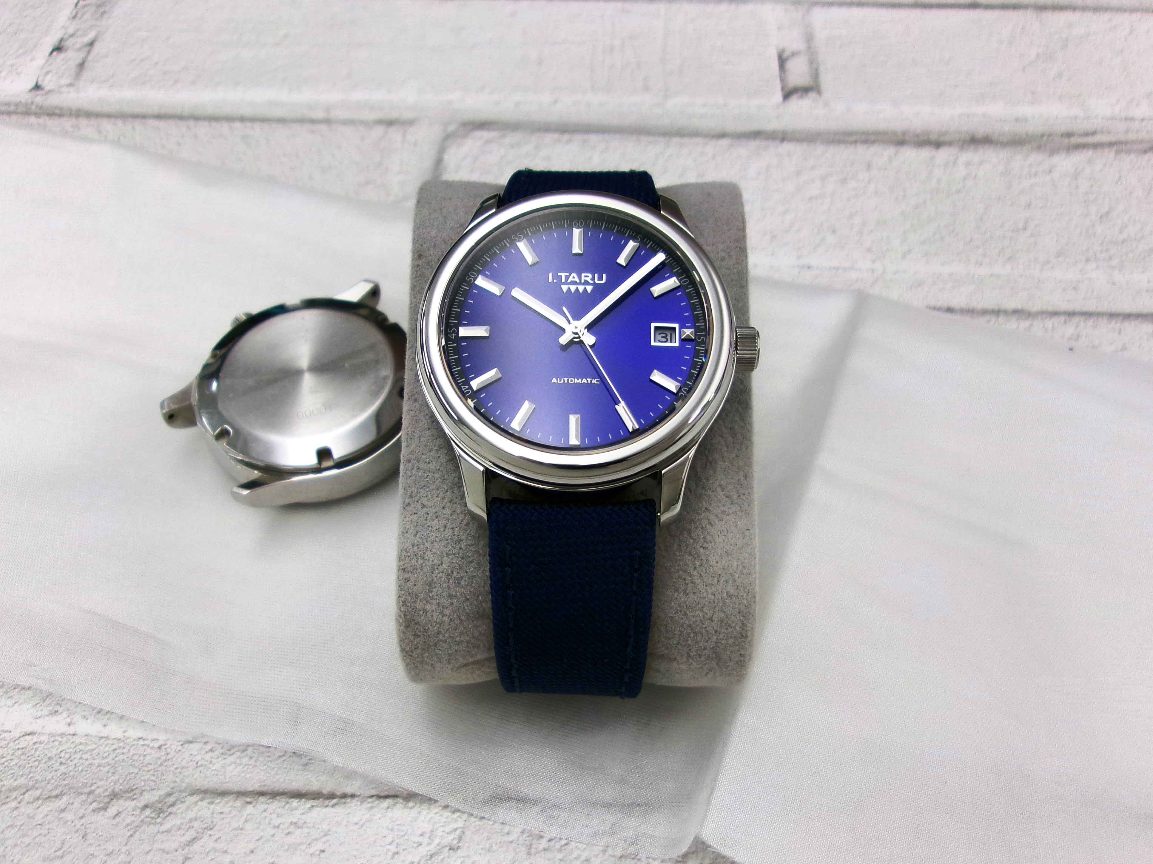 I.TARU Classic 38mm - blue sunray dial - – I.TARU watch official website