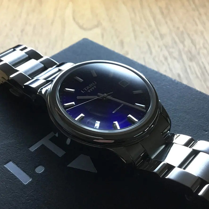 I.TARU Classic 38mm - blue sunray dial - – I.TARU watch official website